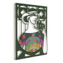 Wallity Mystic Grace - APT819 56 Escultura de Pared de Metal Plata